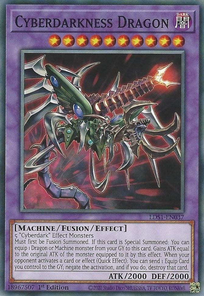 Cyberdarkness Dragon (1037) (LDS1) - YuGiOh Single