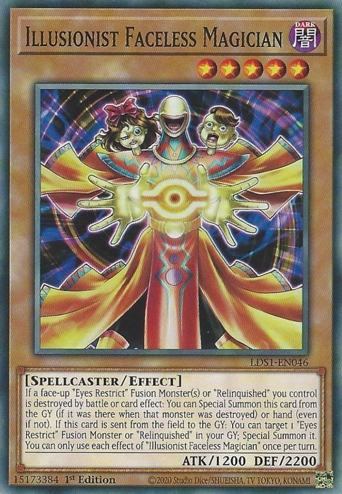 Illusionist Faceless Magician (1046) (LDS1) - YuGiOh Single