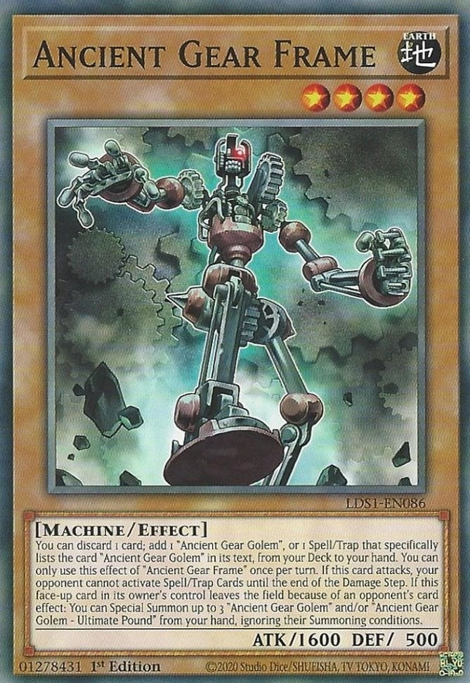 Ancient Gear Frame (1086) (LDS1) - YuGiOh Single