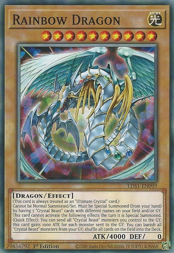 Rainbow Dragon (1099) (LDS1) - YuGiOh Single
