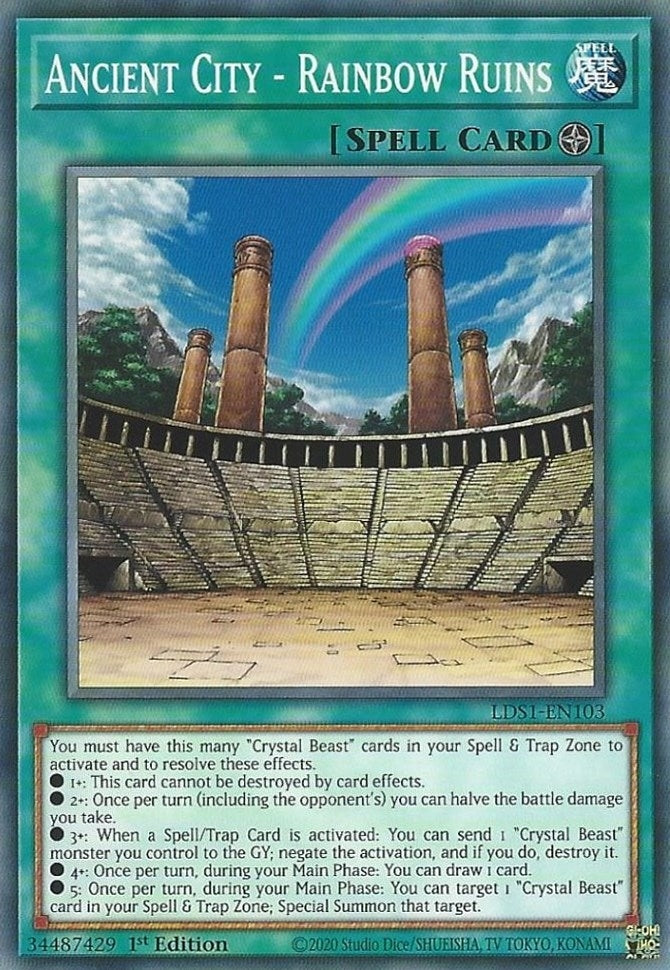 Ancient City - Rainbow Ruins (1103) (LDS1) - YuGiOh Single
