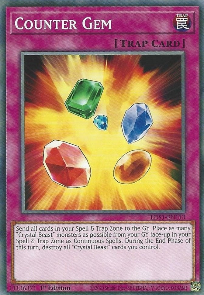 Counter Gem (1113) (LDS1) - YuGiOh Single