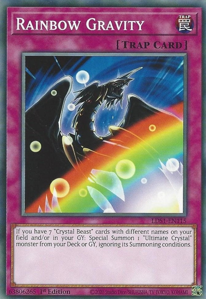 Rainbow Gravity (1115) (LDS1) - YuGiOh Single