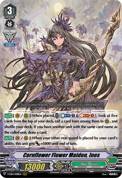 Cornflower Flower Maiden Ines (14008) [V-EB14] - Cardfight Vanguard Single