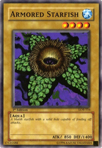 Armored Starfish (116) (LOB) - YuGiOh Single