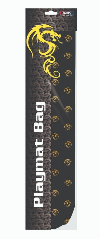 BCW Playmat Bag - Gold Dragon - Playmats Sealed