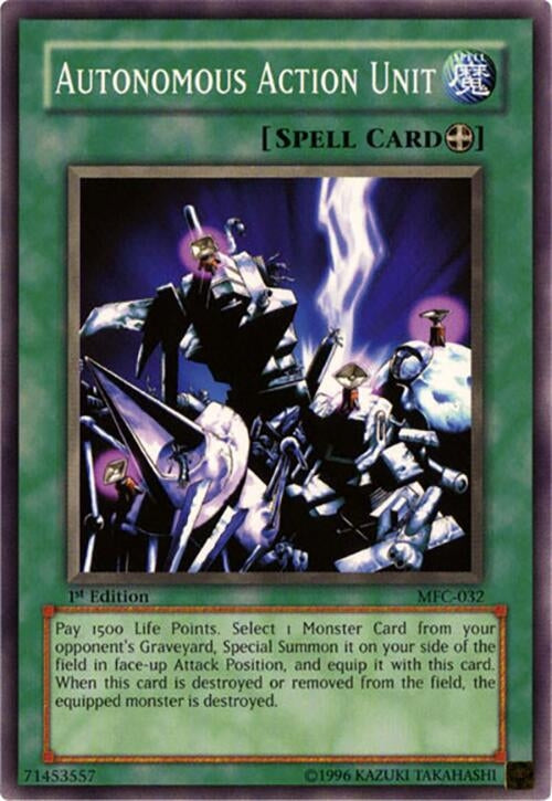 Autonomous Action Unit (32) - YuGiOh Single