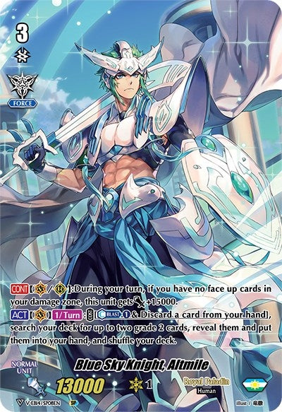 Blue Sky Knight Altmile (SP) (1408) [V-EB14] - Cardfight Vanguard Single