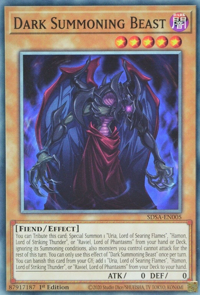 Dark Summoning Beast (5) (SDSA) - YuGiOh Single