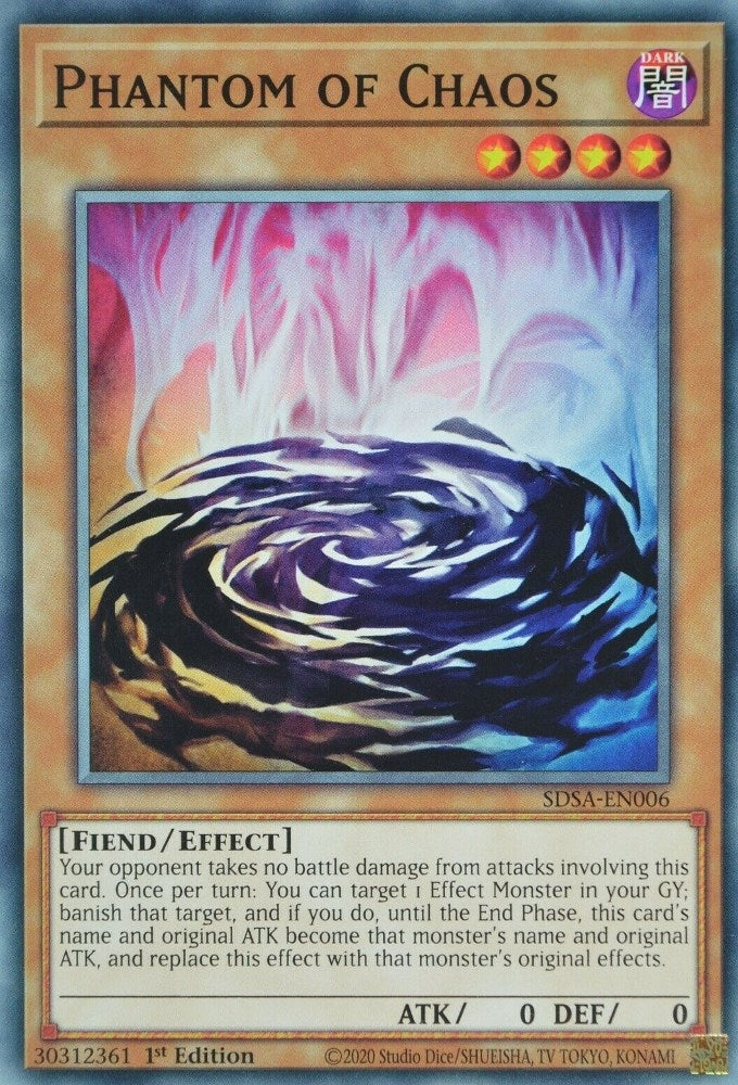 Phantom of Chaos (6) (SDSA) - YuGiOh Single