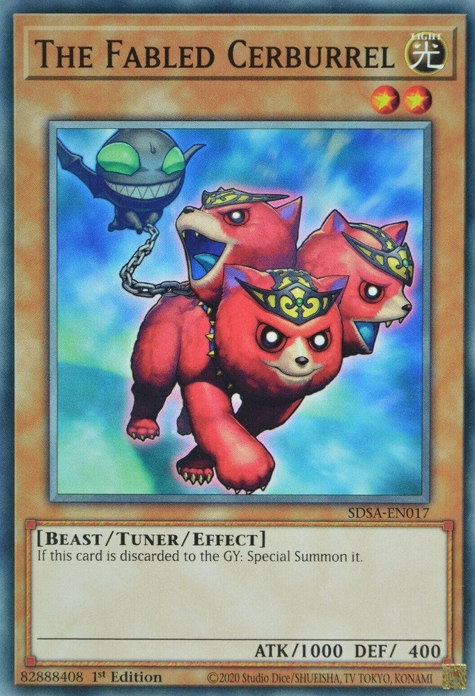 The Fabled Cerburrel (17) (SDSA) - YuGiOh Single