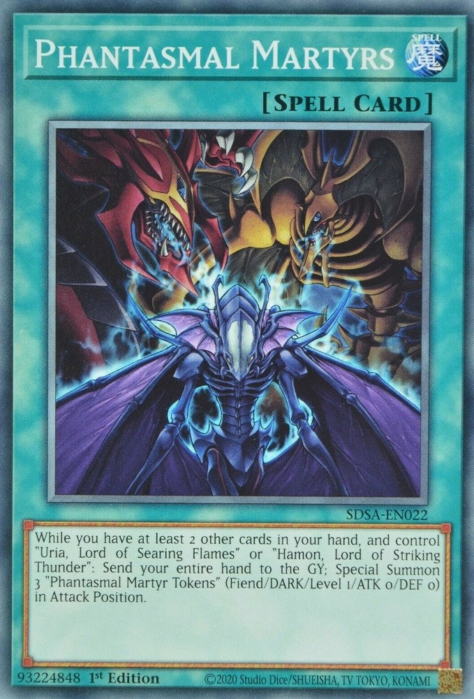 Phantasmal Martyrs (22) (SDSA) - YuGiOh Single