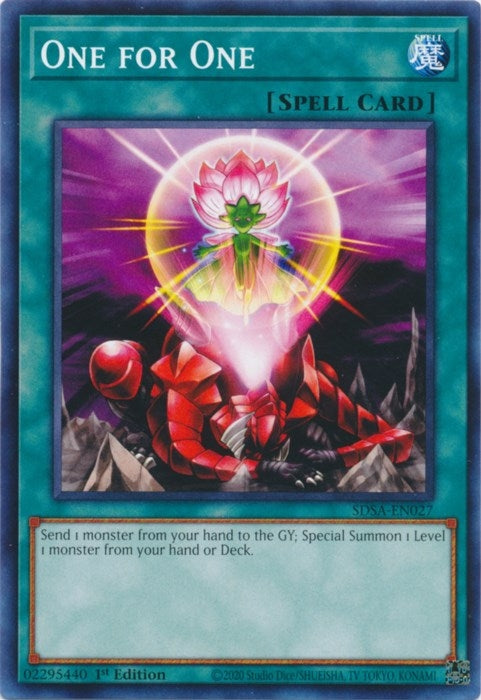 One for One (27) (SDSA) - YuGiOh Single