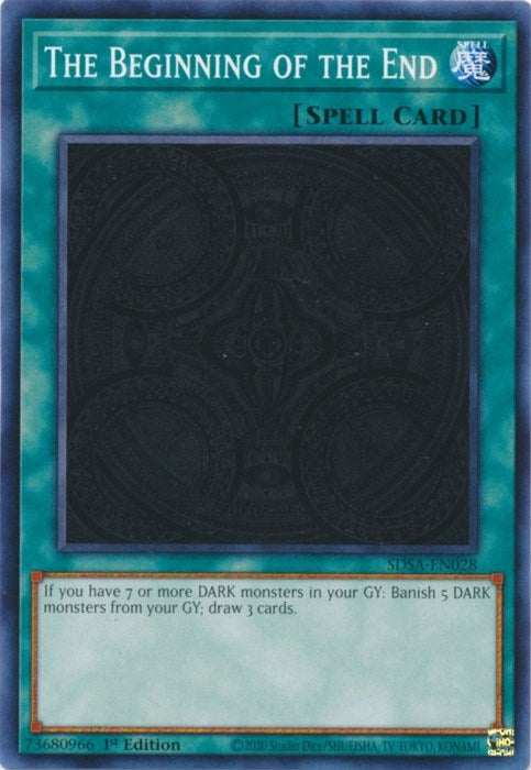 The Beginning of the End (28) (SDSA) - YuGiOh Single