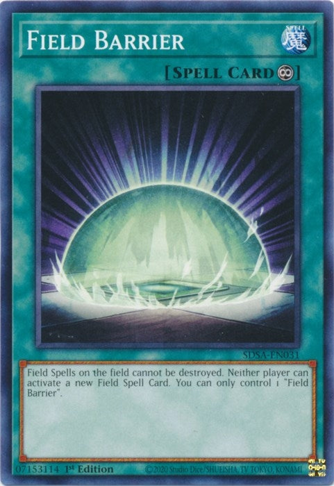 Field Barrier (31) (SDSA) - YuGiOh Single