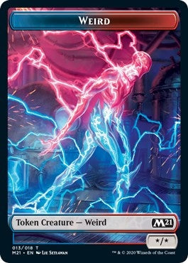 Weird // Zombie Double-sided Token (0) [M21] - MTG Single