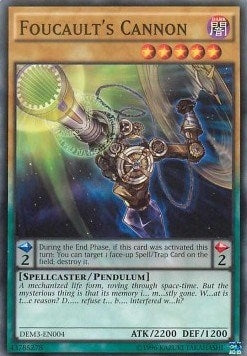 Foucault’s Cannon (3004) (DEM3) - YuGiOh Single