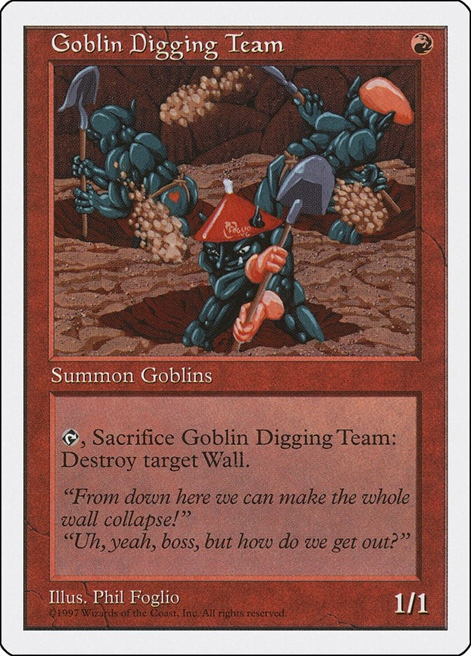 Goblin Digging Team [5ED] - MTG Single