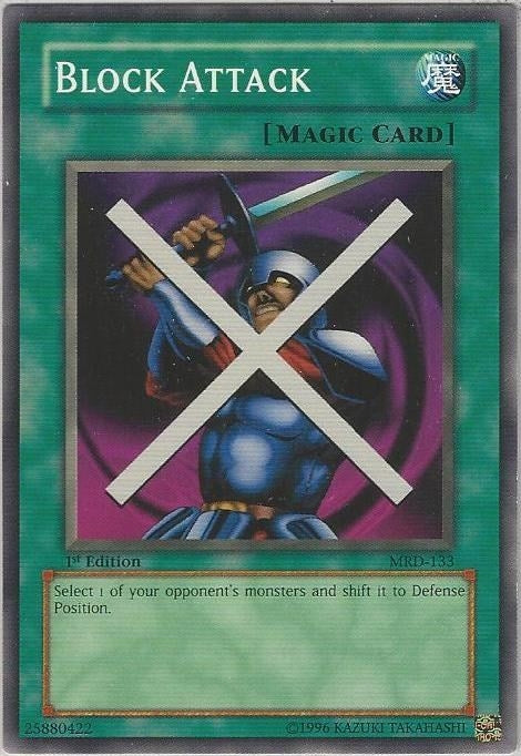 Block Attack (133) (MRD) - YuGiOh Single