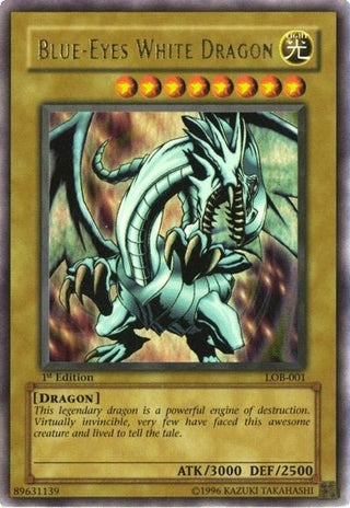 Blue-Eyes White Dragon (1) (LOB) - YuGiOh Single