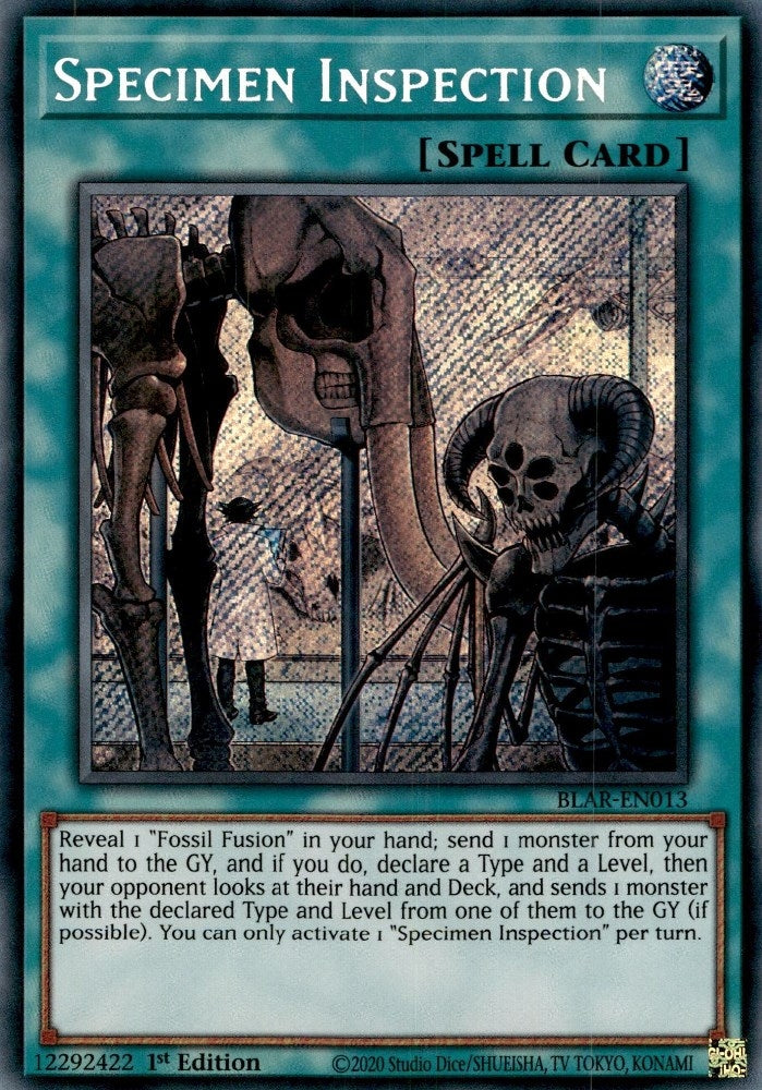 Specimen Inspection (13) (BLAR) - YuGiOh Single