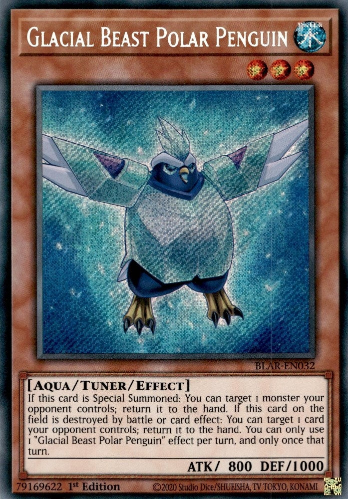 Glacial Beast Polar Penguin (32) (BLAR) - YuGiOh Single