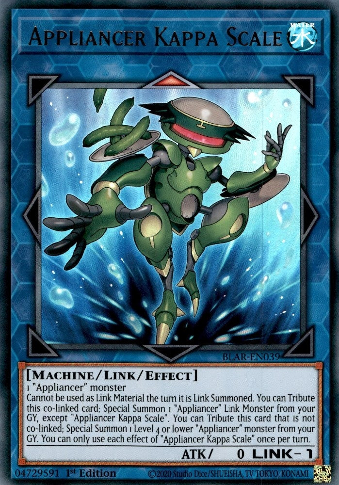 Appliancer Kappa Scale (39) (BLAR) - YuGiOh Single