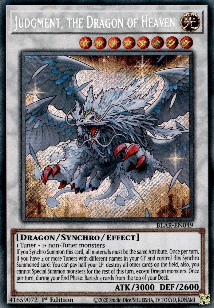 Judgment the Dragon of Heaven (49) (BLAR) - YuGiOh Single