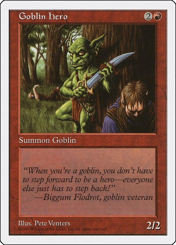 Goblin Hero [5ED] - MTG Single