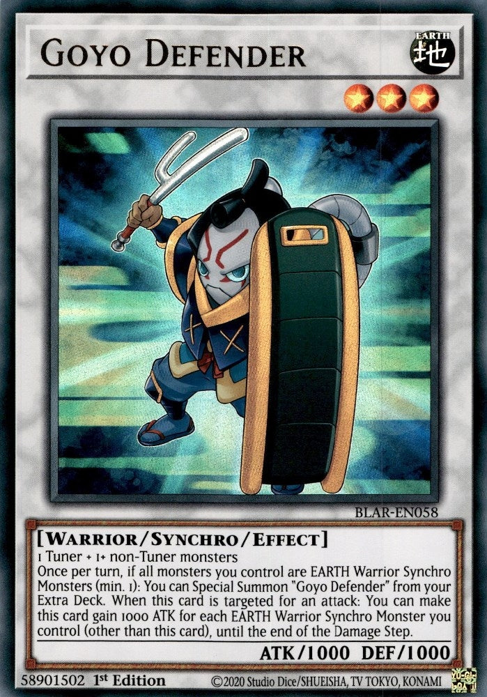 Goyo Defender (58) (BLAR) - YuGiOh Single