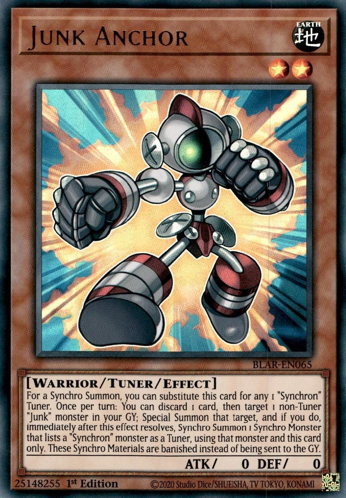 Junk Anchor (65) (BLAR) - YuGiOh Single