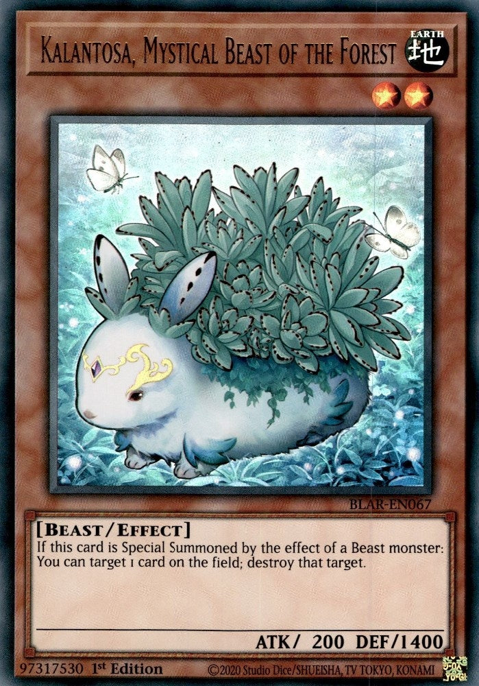 Kalantosa Mystical Beast of the Forest (67) (BLAR) - YuGiOh Single