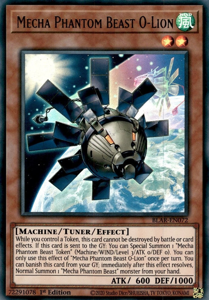 Mecha Phantom Beast O-Lion (72) (BLAR) - YuGiOh Single
