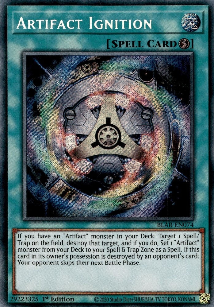 Artifact Ignition (74) (BLAR) - YuGiOh Single