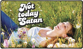 Rubber Playmat - Not Today Satan - Playmats Sealed
