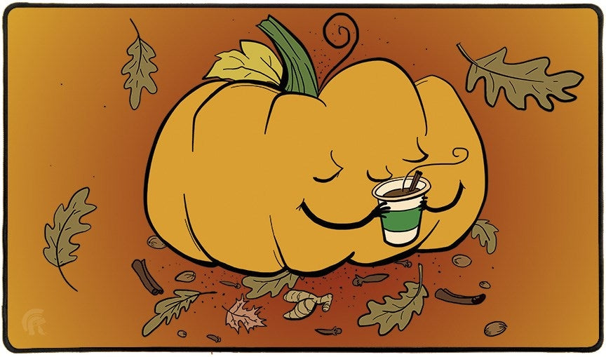 Rubber Playmat - Pumpkin Spice - Playmats Sealed