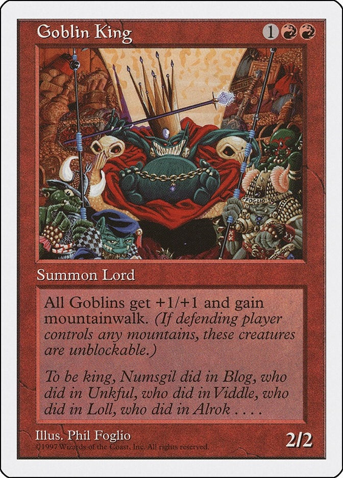 Goblin King [5ED] - MTG Single