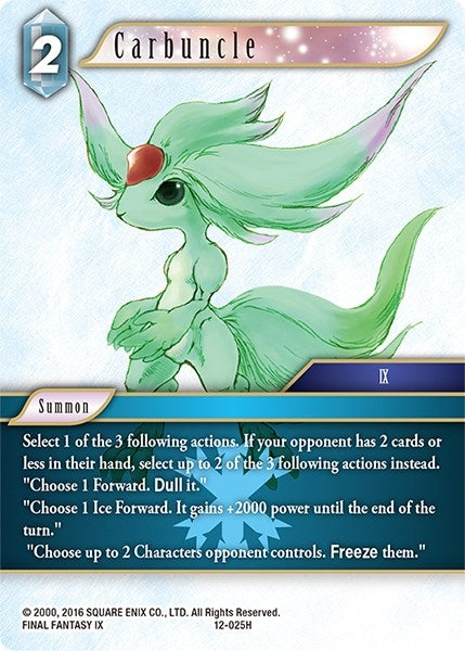 Carbuncle (12) [OP12] - Final Fantasy TCG Single
