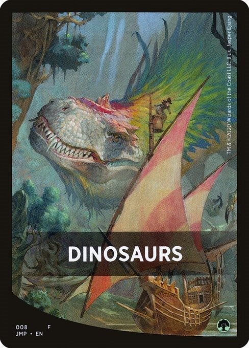 Dinosaurs Theme Card (0) [JMP] - MTG Single