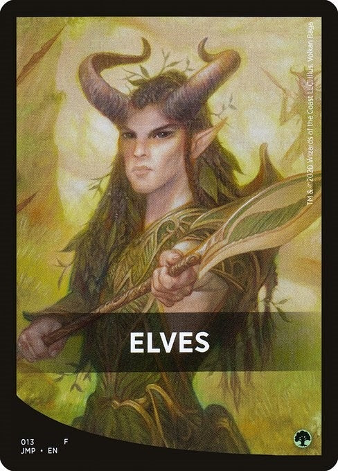 Elves Theme Card (0) [JMP] - MTG Single