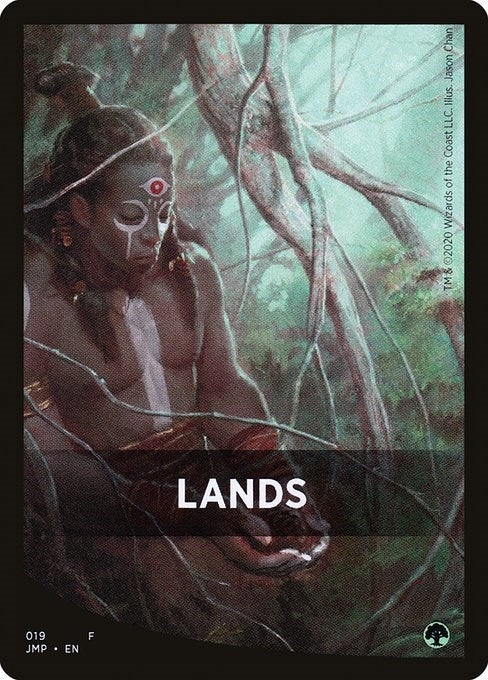 Lands Theme Card (0) [JMP] - MTG Single