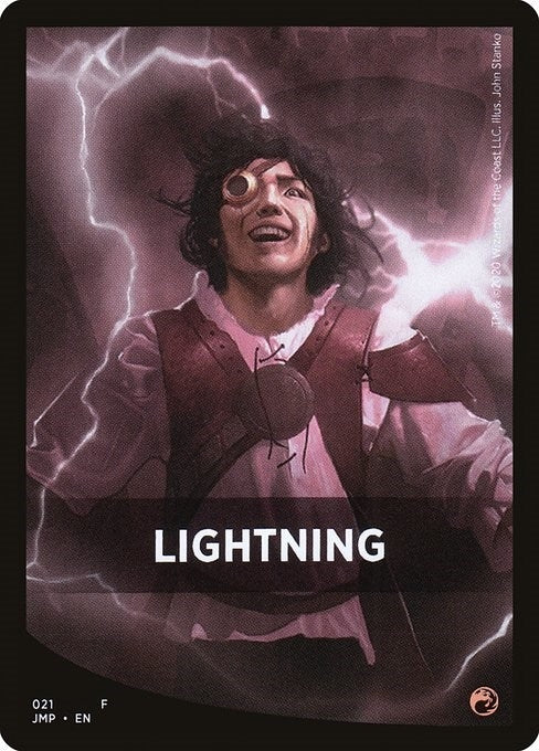 Lightning Theme Card (0) [JMP] - MTG Single
