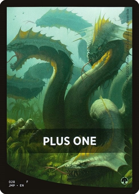 Plus One Theme Card (0) [JMP] - MTG Single