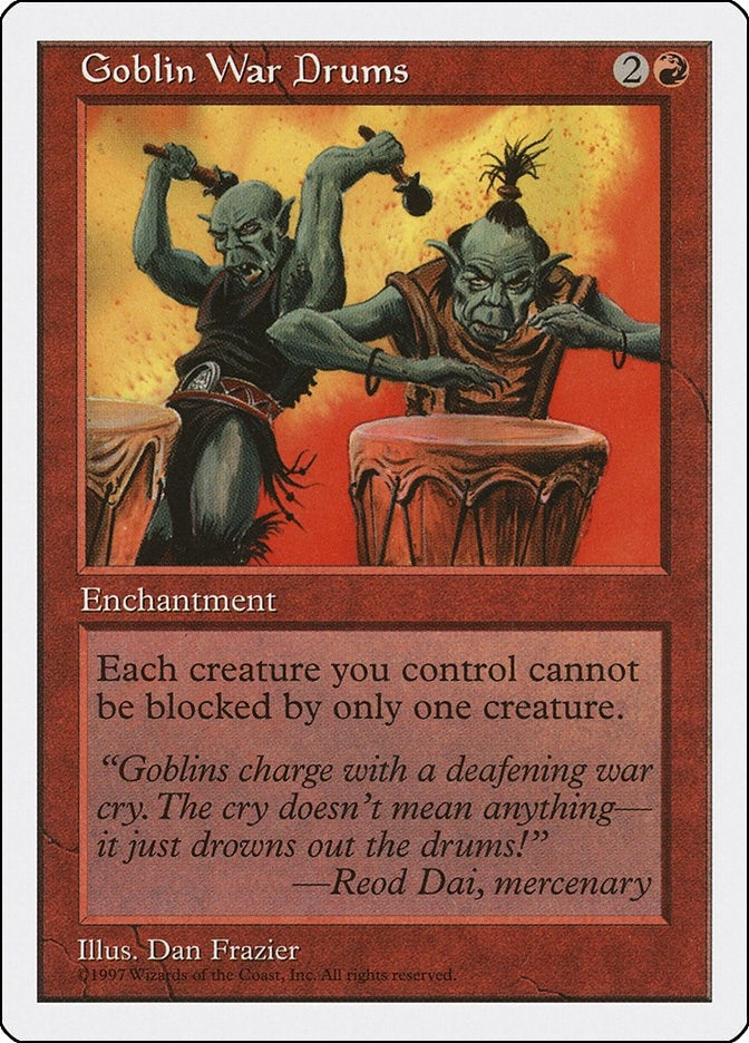 Goblin War Drums [5ED] - MTG Single