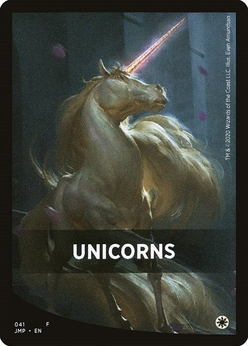 Unicorns Theme Card (0) [JMP] - MTG Single