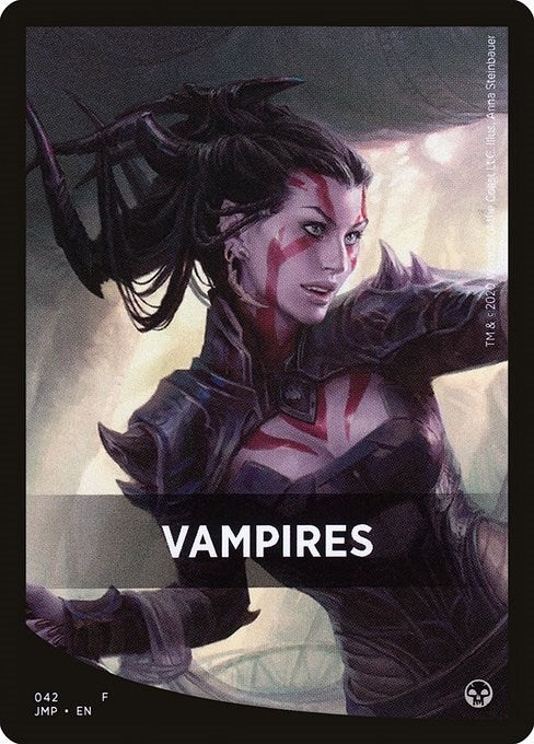 Vampires Theme Card (0) [JMP] - MTG Single