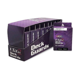 Image for BCW Elite2 Deck Guards - Glossy Small - Shelf Display (Black) (Classic) - Card Sleeves