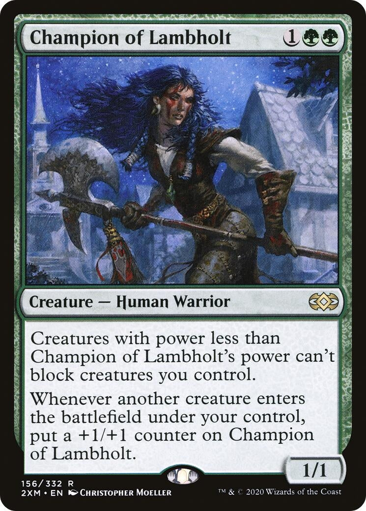 Champion of Lambholt (156) [2XM] - MTG Single
