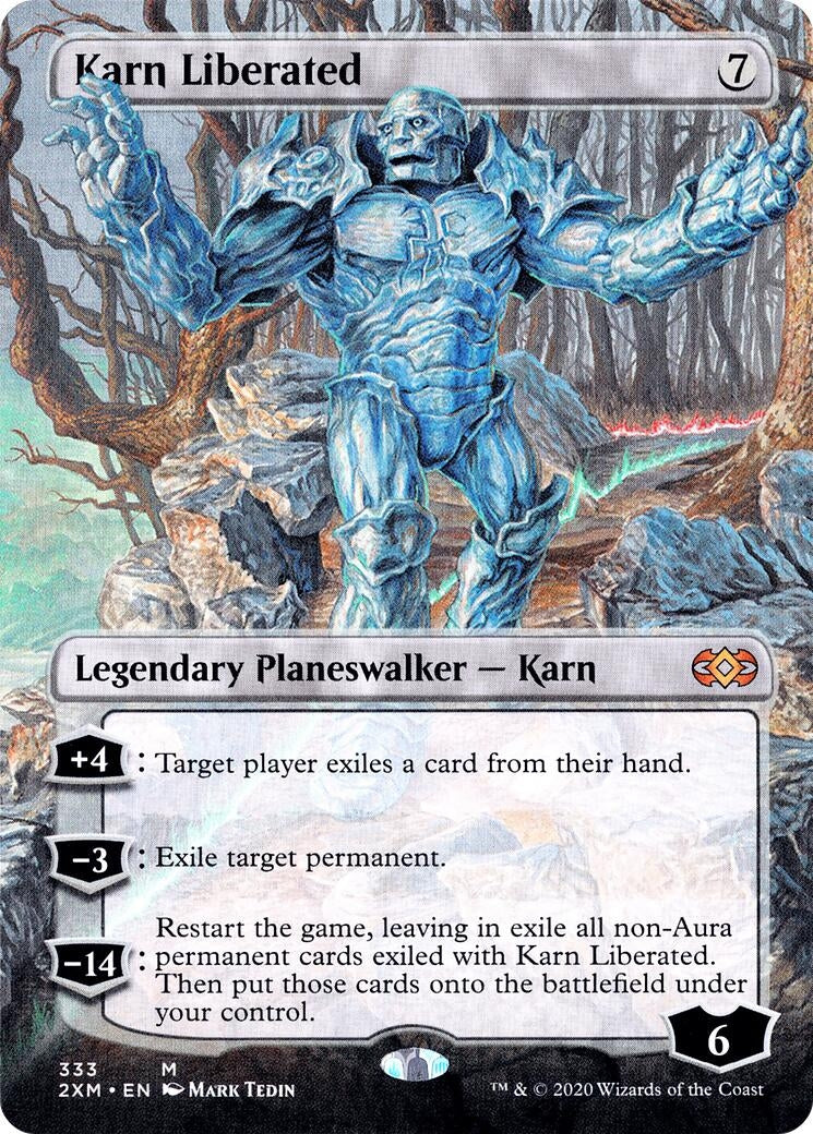 Karn Liberated (Borderless) (333) [2XM] - MTG Single
