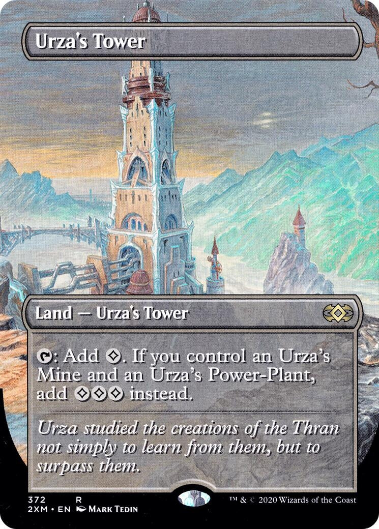Urza’s Tower (Borderless) (372) [2XM] - MTG Single